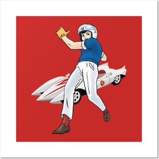 Speed racer t-shirt Posters and Art